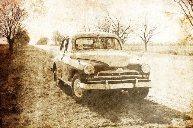 Old classic russian car